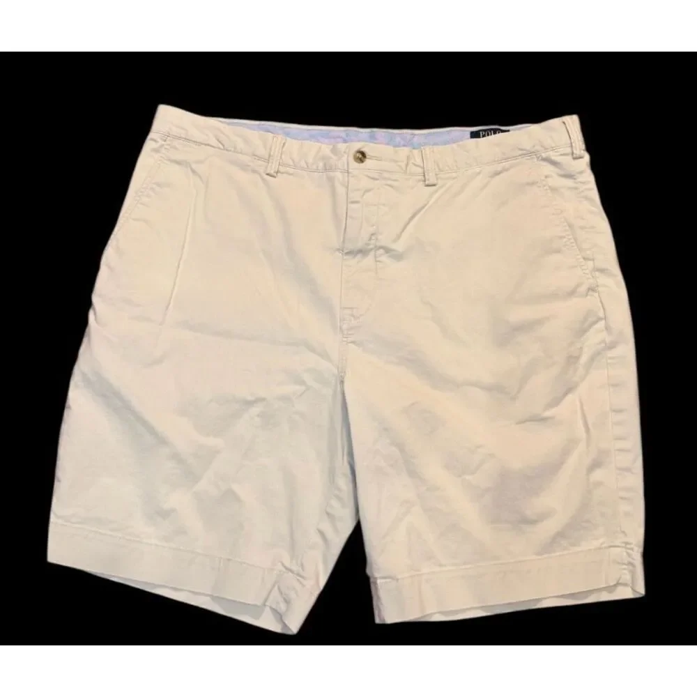 Polo Ralph Lauren The Polo Chino Shorts Sz. 40 Stretch Khaki Preppy